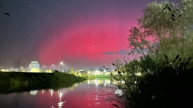 Polarna svjetlost iznad Prijedora, BiH