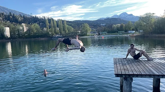 Baggersee in Innsbruck