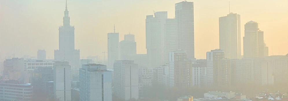 Smog über Warschau