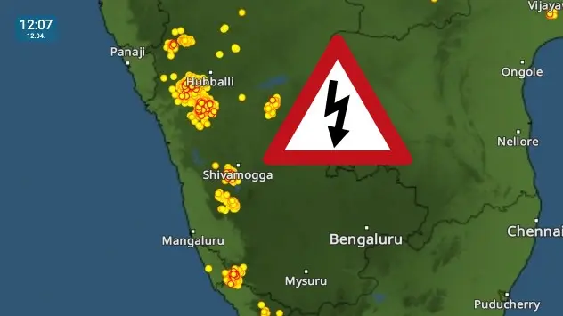 Lightning Radar in Karnataka