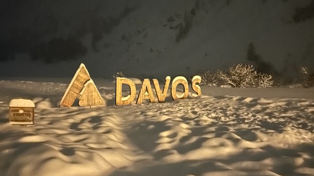 Auch in Davos (GR) zieren 20 Zentimeter Neuschnee die Landschaft.