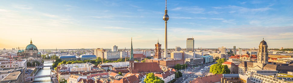 Die Skyline von Berlin