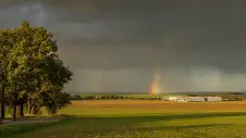 September Rückblick Regenbogen