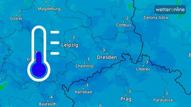 TemperaturRadar: Die Nacht zum Dienstag war in Sachsen frostig. Aber auch in anderen Landesteilen war es kalt. 