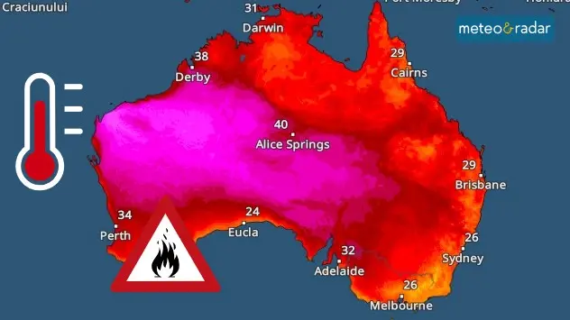 Val de căldură în Australia