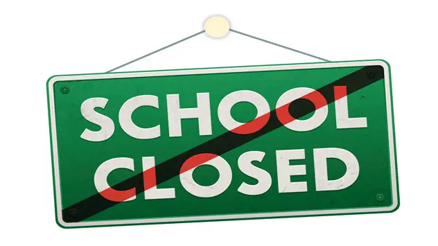 No school shutterstock