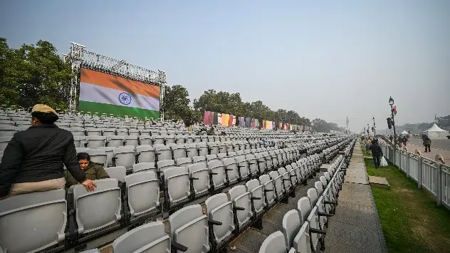 Preparation for the Republic Day Parade underway in Delhi