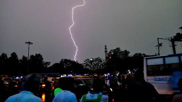 Lightning in Bhopal 