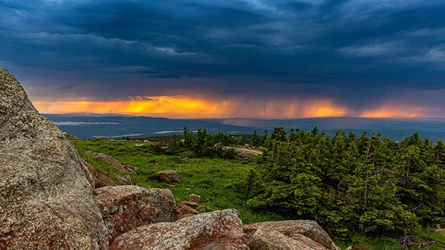 Sommergewitter über dem Harz