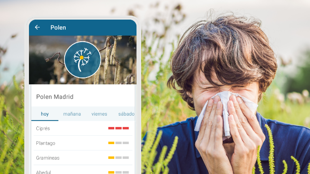 Conocer la incidencia de polen es clave para evitar y prevenir un empeoramiento de los síntomas. 