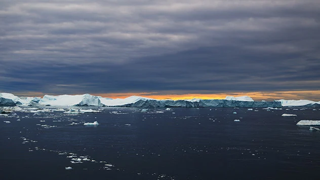 Eisfreies Meer vor der Disco-Bucht in Westgrönland