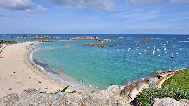 Strand in der Bretagne