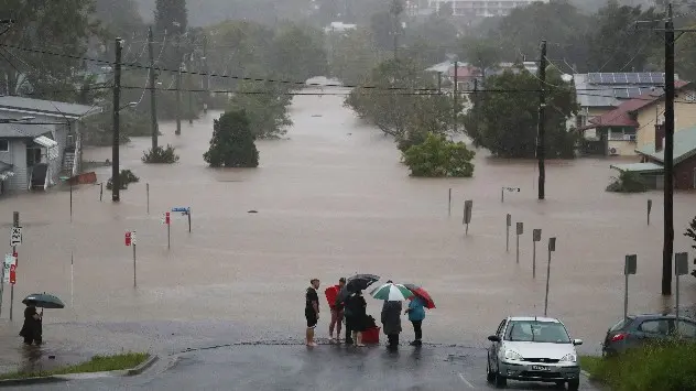 Lismore, en Nueva Gales del Sur, fue una de las zonas de Australia que sufrió grandes inundaciones.