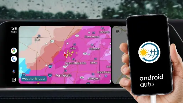 Weather and radar now on android auto