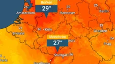 29 Grad in Borken in Westfalen
