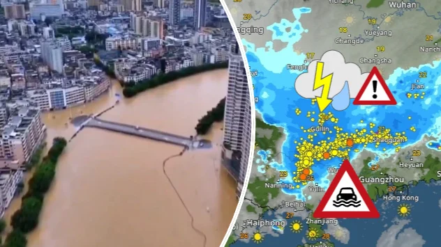 Oluje i poplave u Kini