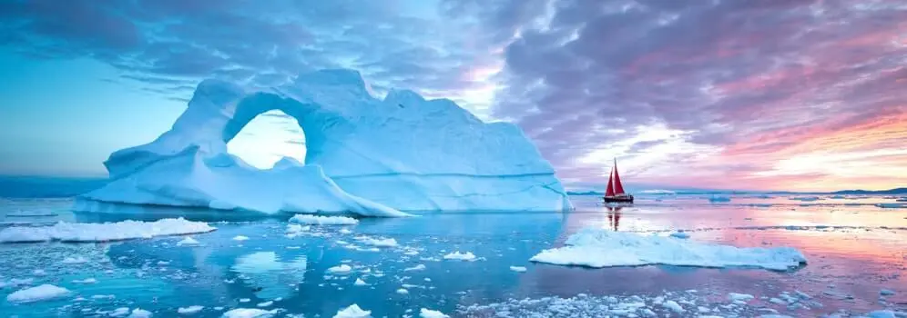 Eisberge in der Arktis