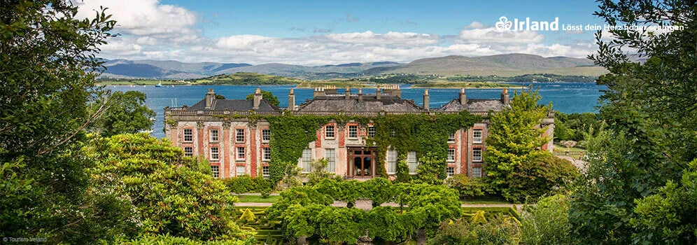 Blick auf das Bantry House and Gardens