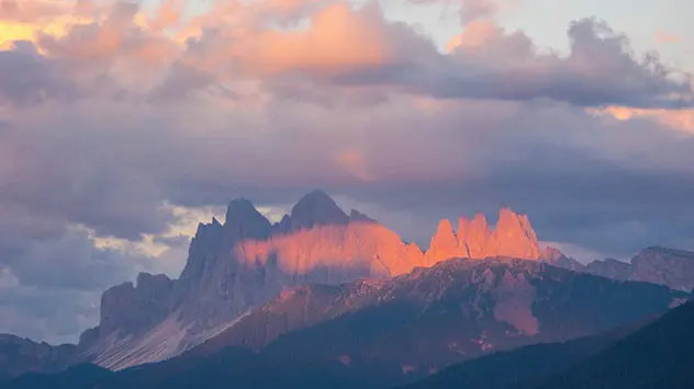 Abendrot Alpenglühen