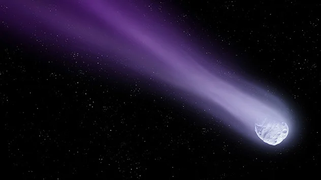 Schema eines Kometen