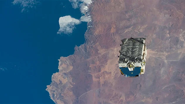 Ausrangiertes Batteriepaket der ISS