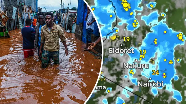 Überflutungen Kenia