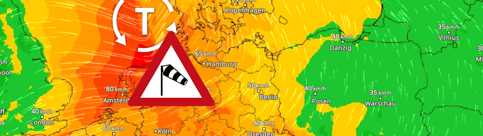 Es gibt eine Sturmwarnung für Donnerstag.