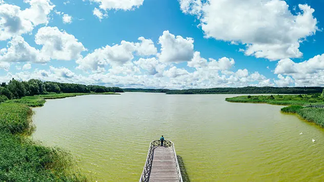 Blick über Schmachter See