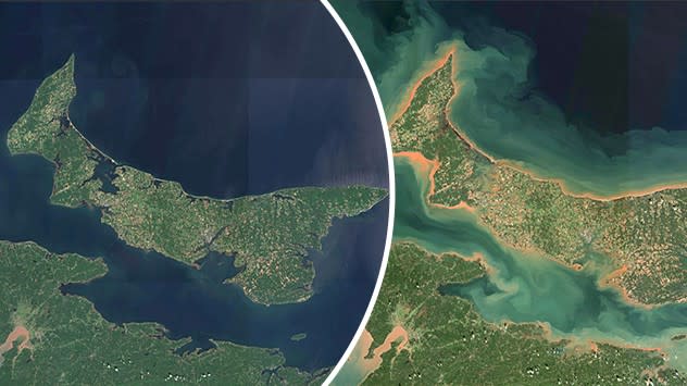 Extreme erosion Prince Edward Island reshaped by Fiona Weather News