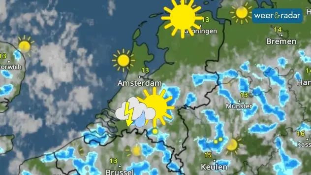 Het weer in Nederland