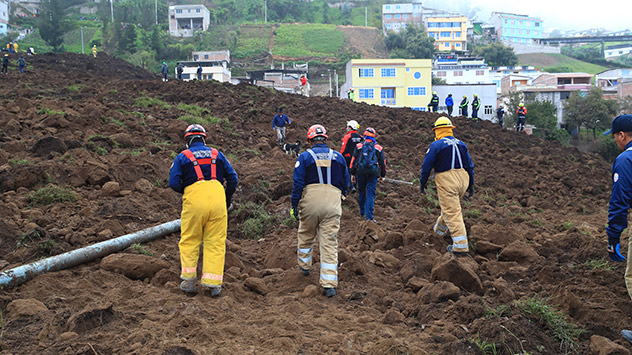 Erdrutsch in Ecuador