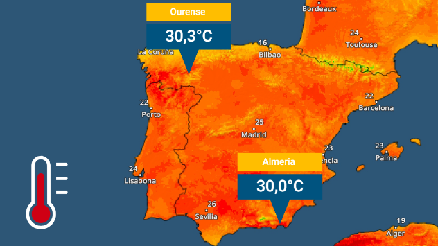 Căldură în Spania