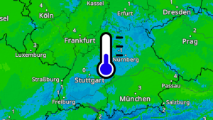 TemperaturRadar zeigt Frost am Mittwochmorgen