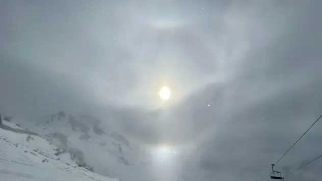 Halo in Obertauern am Mittwoch