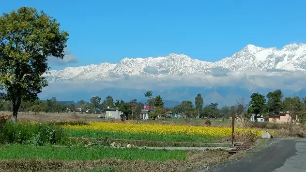 Spring time in Sujanpur Tira of Himachal Pradesh captured by Neeraj Verma