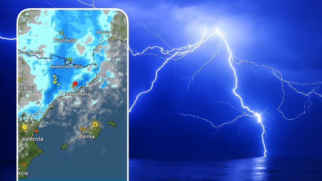 El radar del tiempo es muy útil para seguir los chubascos y tormentas. 