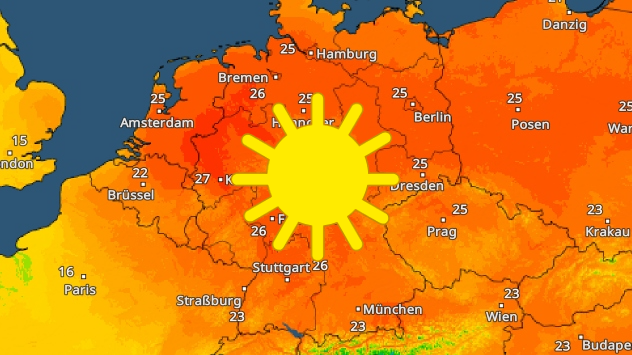 TemperaturRadar: Am Maifeiertag zeigt das Thermometer landesweit frühsommerliche Temperaturen.