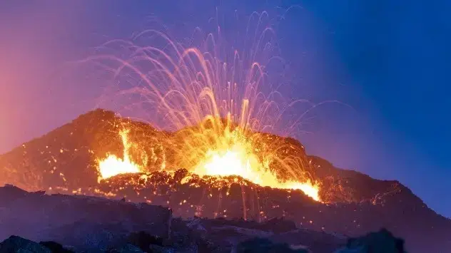 The last eruption on July 11th 2023 on the Reykjanes Peninsula near Reykjavik, Iceland.