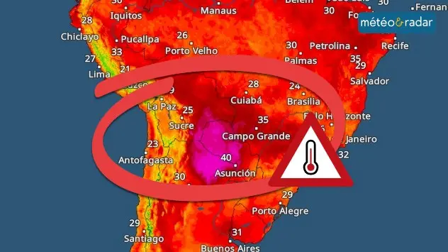 heatwave south America