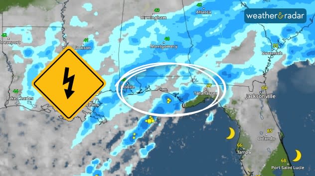 Florida's Panhandle at risk Evening severe storms Weather News