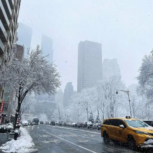 Una massiccia tempesta di neve ha colpito New York