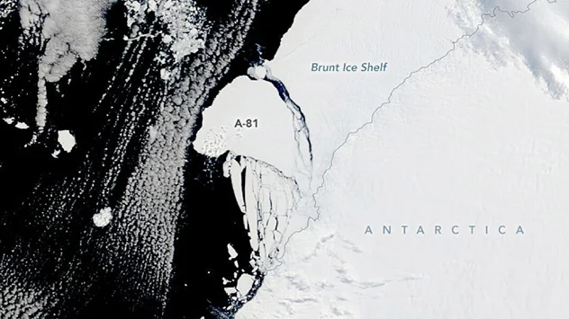 © NASA Iceberg Brunt-Iceshelf