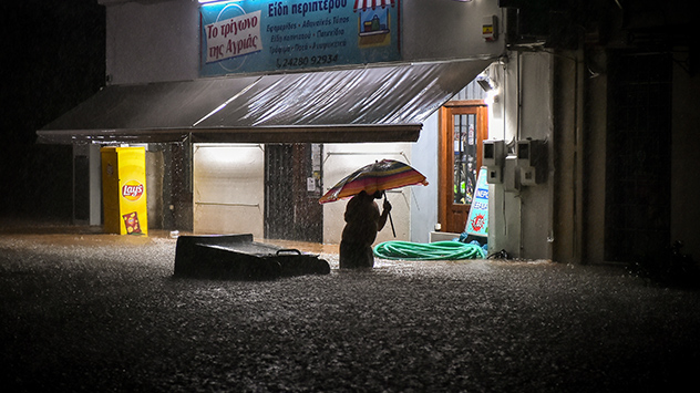 Unwetter Griechenland