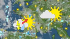 Carte du radar météo pour le lundi 13 mai