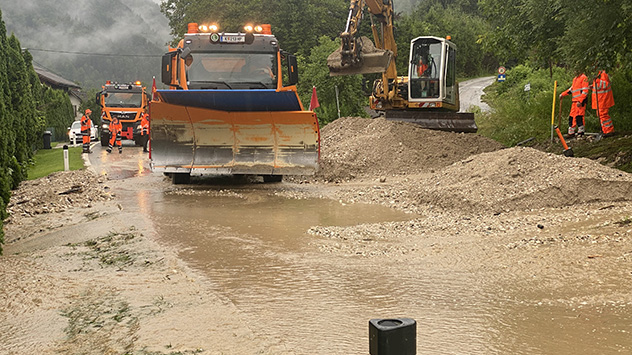 Unwetter in Österreich