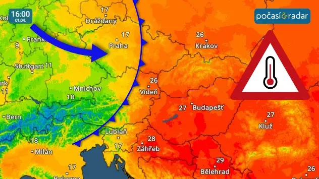 Na prvního dubna jsme na některých místech v Česku zaznamenali první letní den. Na jih a východ od našeho území byly teploty ještě extrémnější.