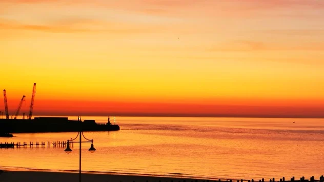 A spectacular start to the week this time last year, captured in Lowestoft.