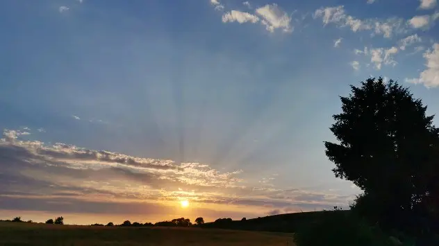 Crepuscular rays