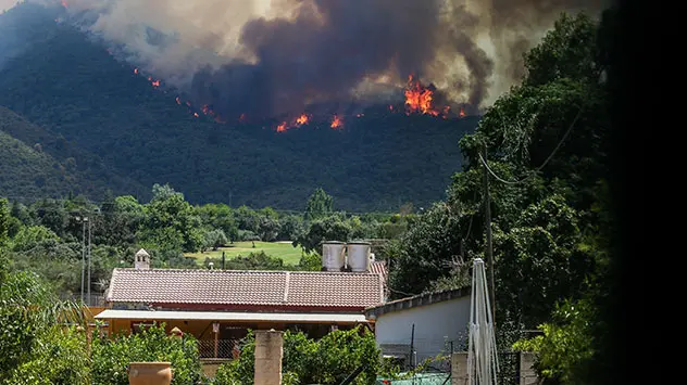 Großfeuer bei Malaga