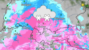 Schnee in Süddeutschland ab Dienstagabend